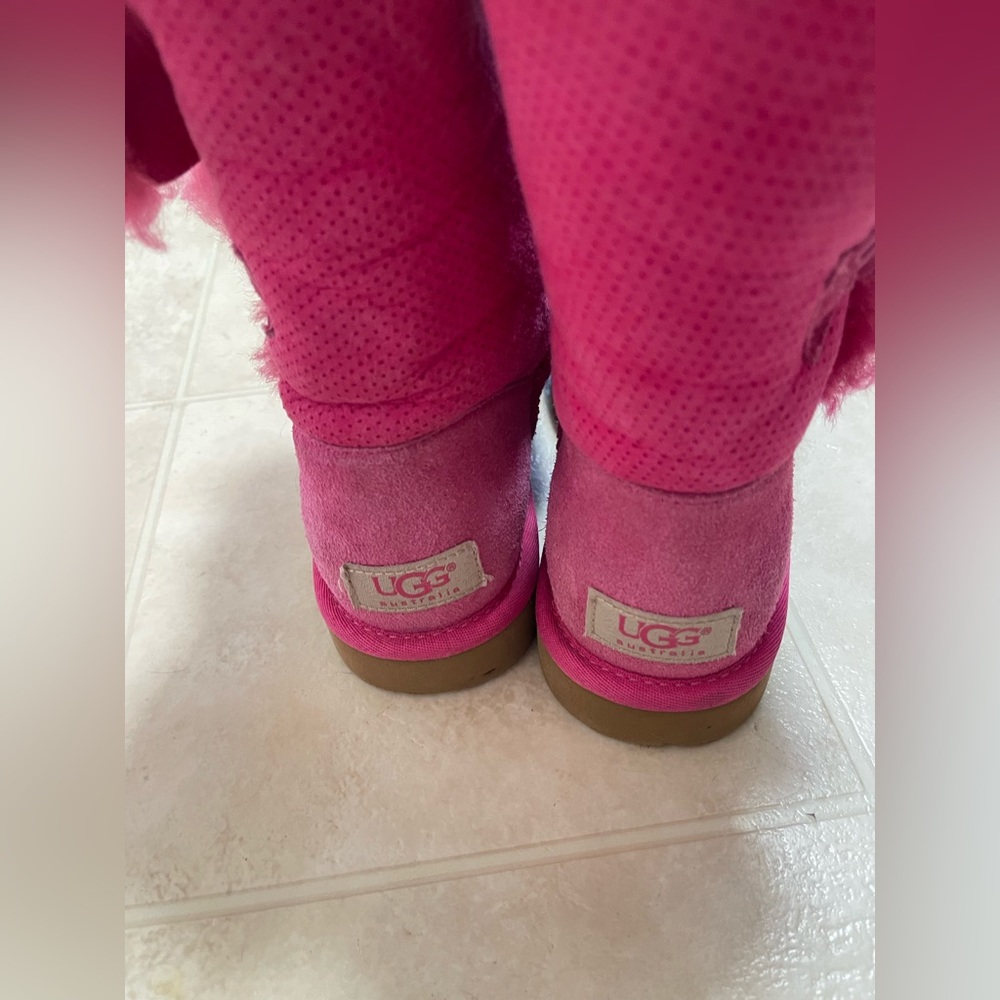 Hot Pink Women’s UGG Boots - Picture 2 of 6